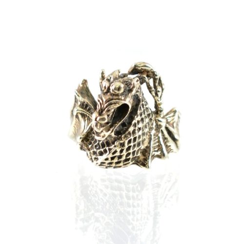 Ασημένιο 925 δαχτυλίδι με δράκο