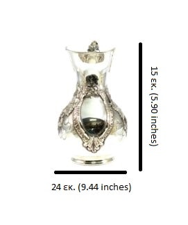 Ασημένια 925 χειροποίητη σκαλιστή κανάτα - Image 5