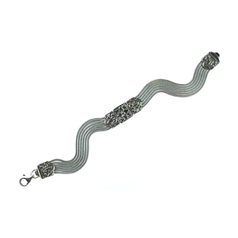 Ασημένιο 925 αλυσιδωτό βραχιόλι