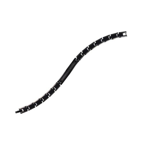 Ατσαλένια αντρική ταυτότητα με μέανδρο