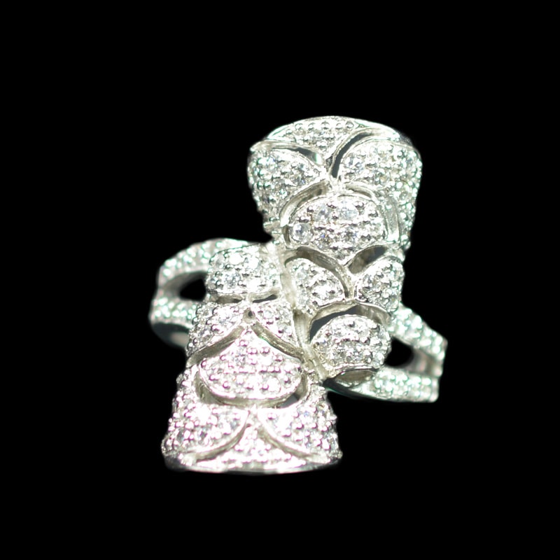 Ασημένιο 925 ζιργκόν δαχτυλίδι !