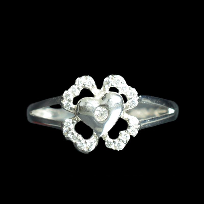 Ασημένιο 925 δαχτυλίδι καρδιά !