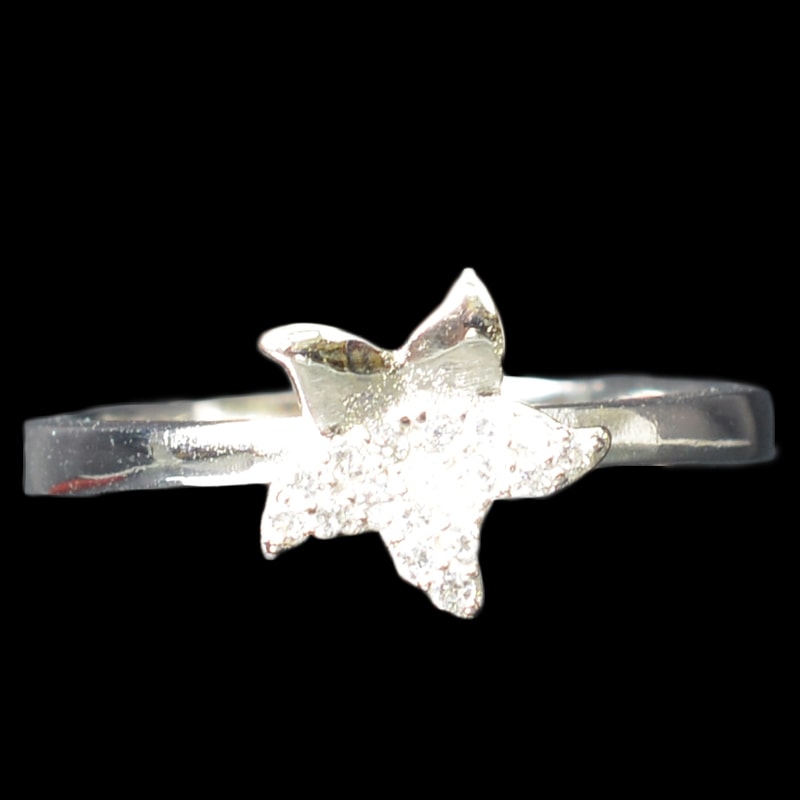 Ασημένιο 925 δαχτυλίδι αστέρι !