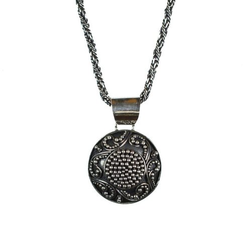 Ασημένιο 925 σκαλιστό κολιέ