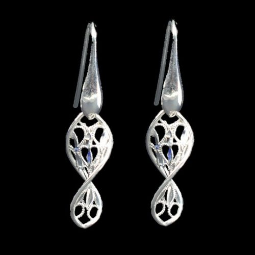 Ασημένια 925 μοντέρνα σκουλαρίκια !