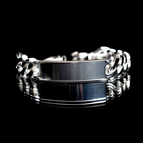 Ασημένια 925 ταυτότητα χεριού .