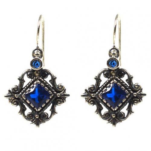 Ασημένια 925 σκουλαρίκια με ζιργκόν