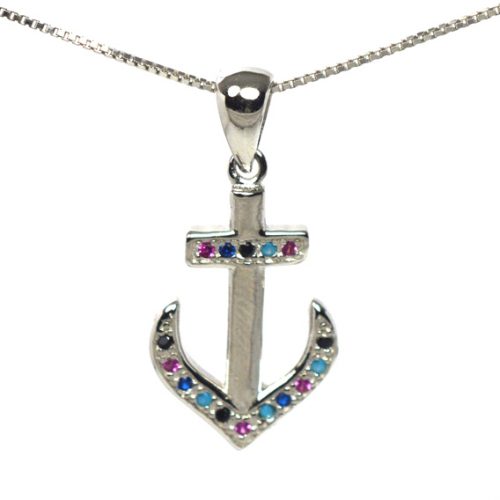 Ασημένιο 925 μενταγιόν άγκυρα