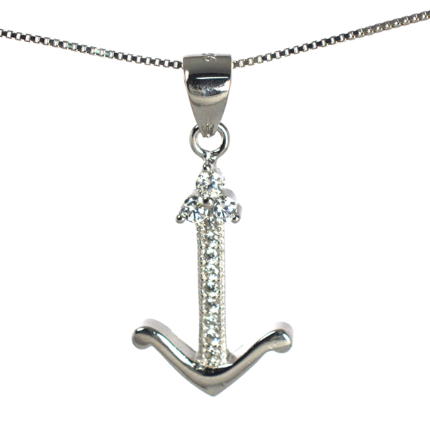Ασημένιο 925 μενταγιόν άγκυρα