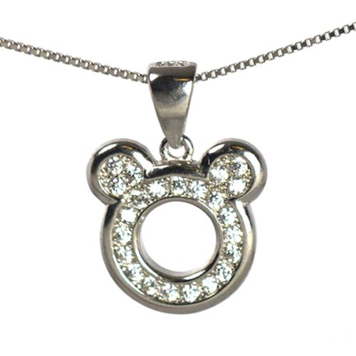 Ασημένιο 925 μενταγιόν ποντίκι