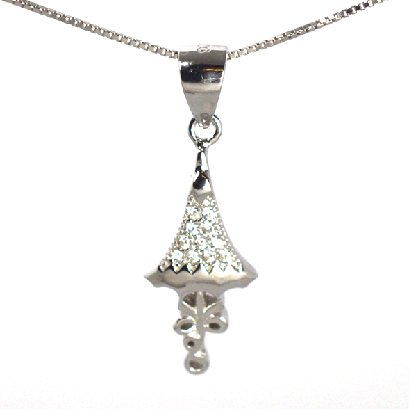 Ασημένιο 925 μενταγιόν ομπρέλα