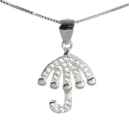 Ασημένιο 925 μενταγιόν ομπρέλα