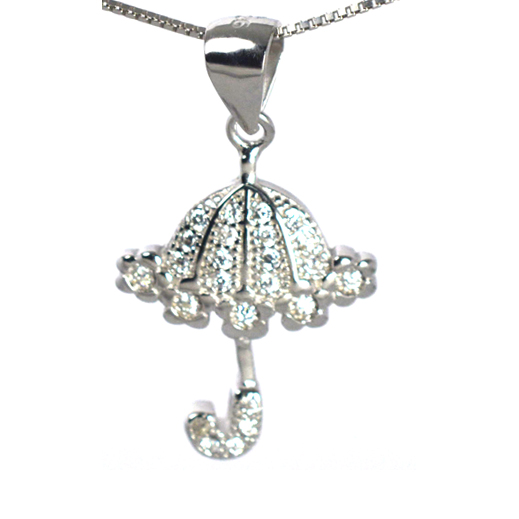 Ασημένιο 925 μενταγιόν ομπρέλα