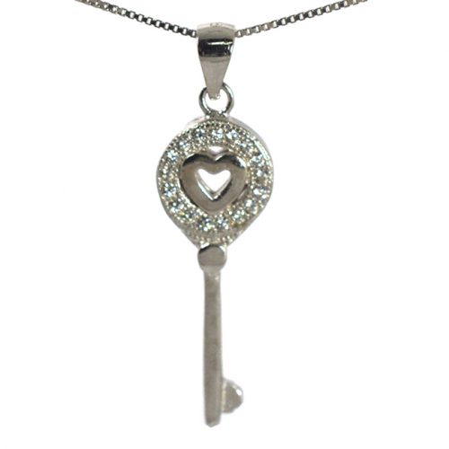 Ασημένιο 925 μενταγιόν κλειδί