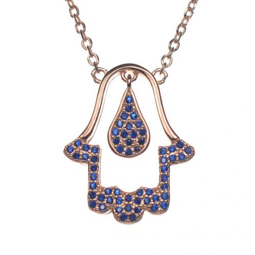 Ασημένιο 925 κολιέ χέρι της φατιμά !