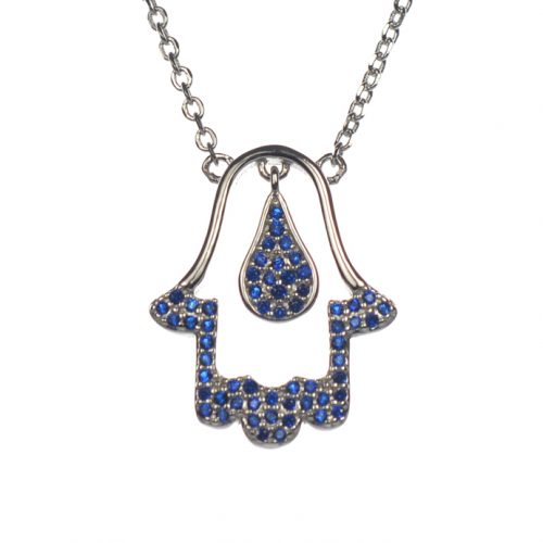 Ασημένιο 925 κολιέ χέρι της φατιμά !