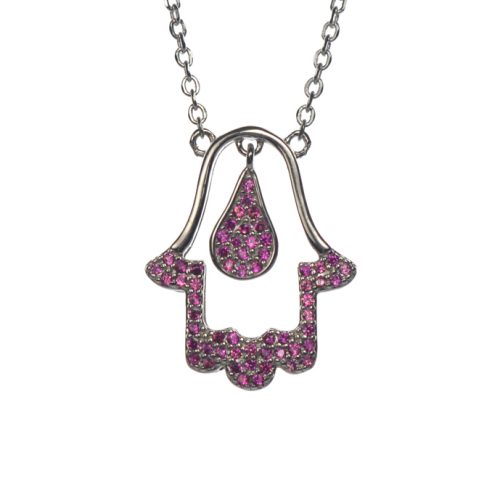 Ασημένιο 925 κολιέ χέρι της φατιμά !