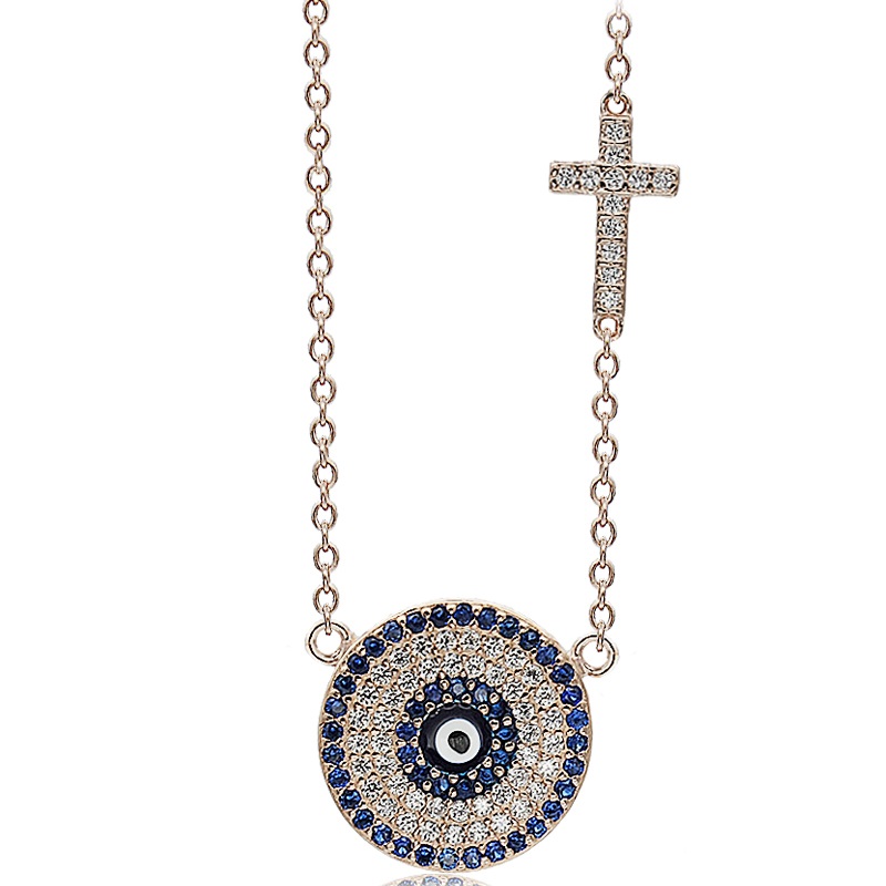 Ασημένιο 925 κολιέ ματάκι