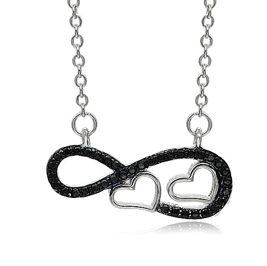 Ασημένιο 925 κολιέ άπειρο