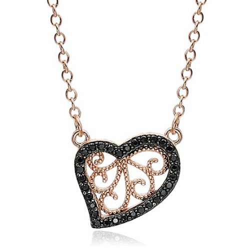 Ασημένιο 925 κολιέ καρδιά