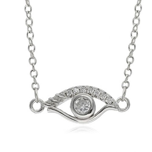 Ασημένιο 925 κολιέ ματάκι