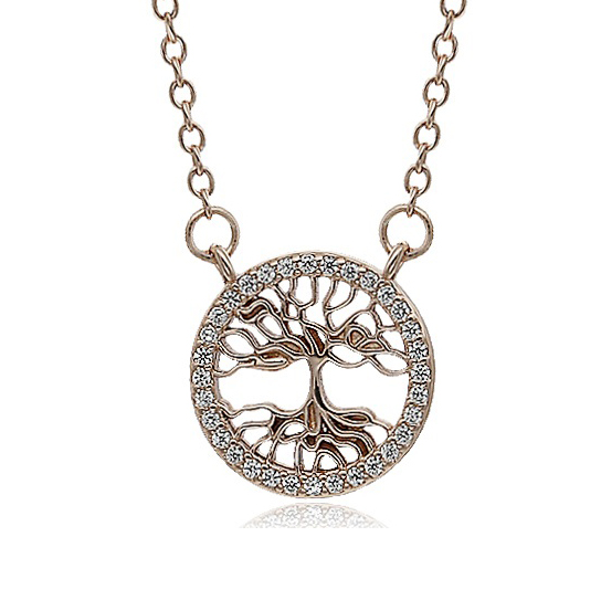 Ασημένιο 925 κολιέ δέντρο της ζωής