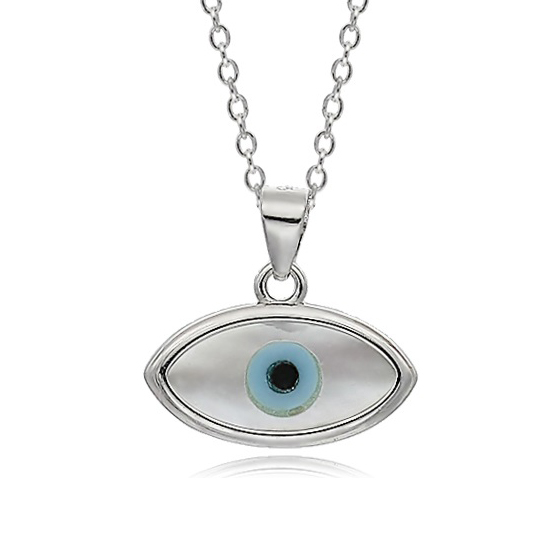 Ασημένιο 925 κολιέ ματάκι