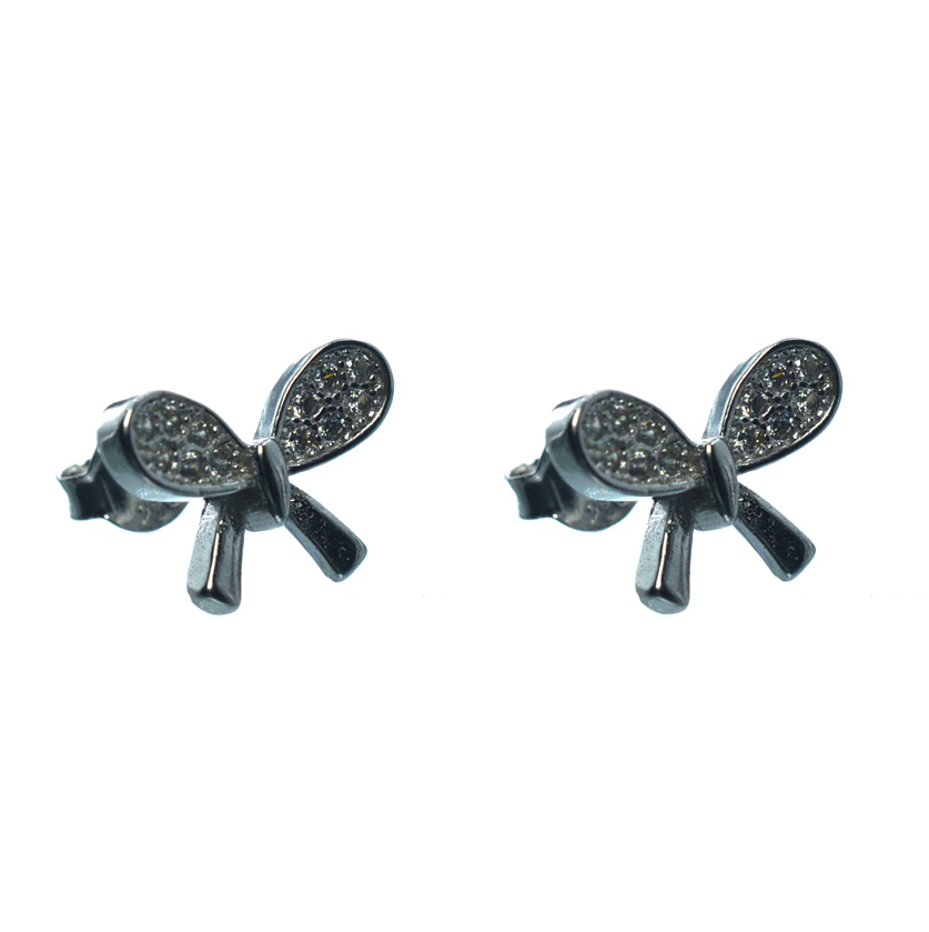 Ασημένια 925 σκουλαρίκια πεταλούδες