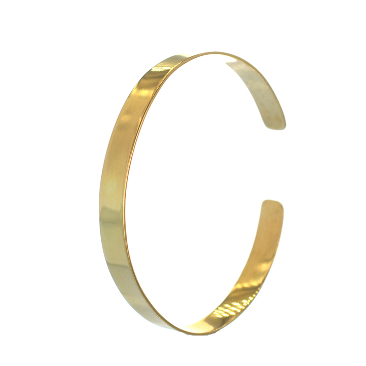 Επιχρυσωμένο 925 λιτό χειροποίητο βραχιόλι