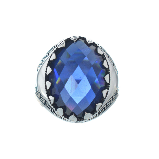 Ασημένιο 925 δαχτυλίδι με ζιργκόν