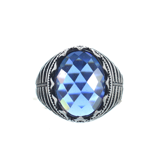 Ασημένιο 925 δαχτυλίδι με ζιργκόν