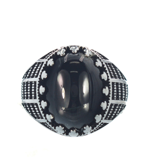 Ασημένιο 925 δαχτυλίδι με όνυχα