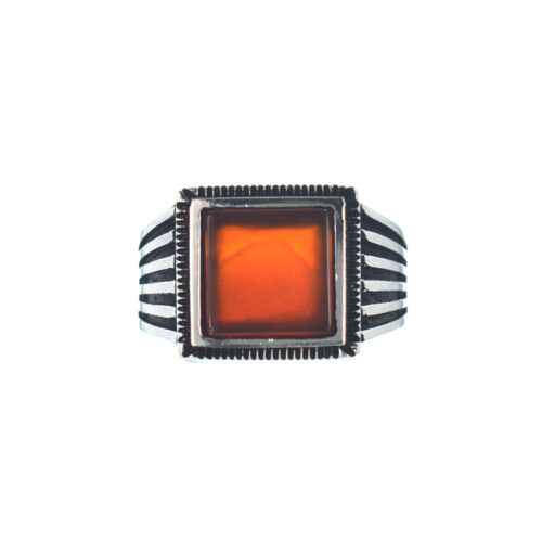 Ασημένιο 925 δαχτυλίδι με αχάτη