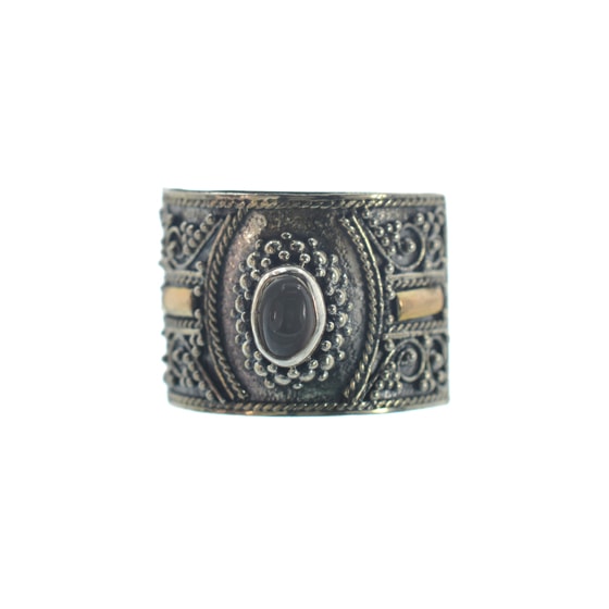 Ασημένιο 925 χειροποίητο δαχτυλίδι με φεγγαρόπετρα