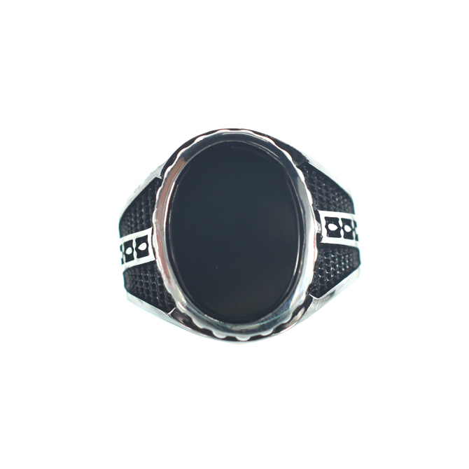 Αντρικό ασημένιο 925 δαχτυλίδι με όνυχα