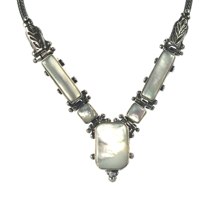 Ασημένιο 925 γιαννιώτικο κολιέ με φίλντισι