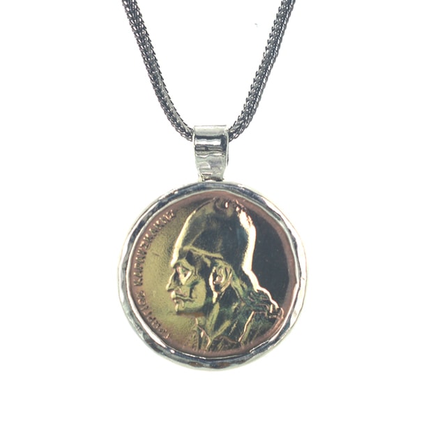 Ασημένιο 925 μενταγιόν Καραϊσκάκης