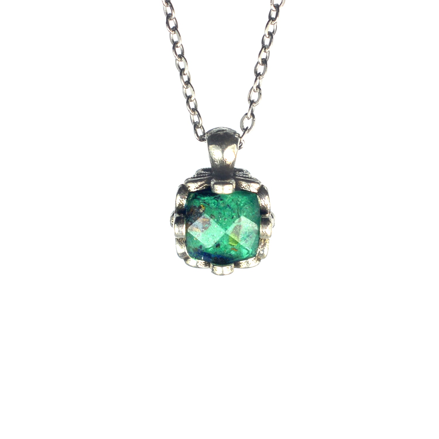 Ασημένιο 925 μενταγιόν με αζουρίτη