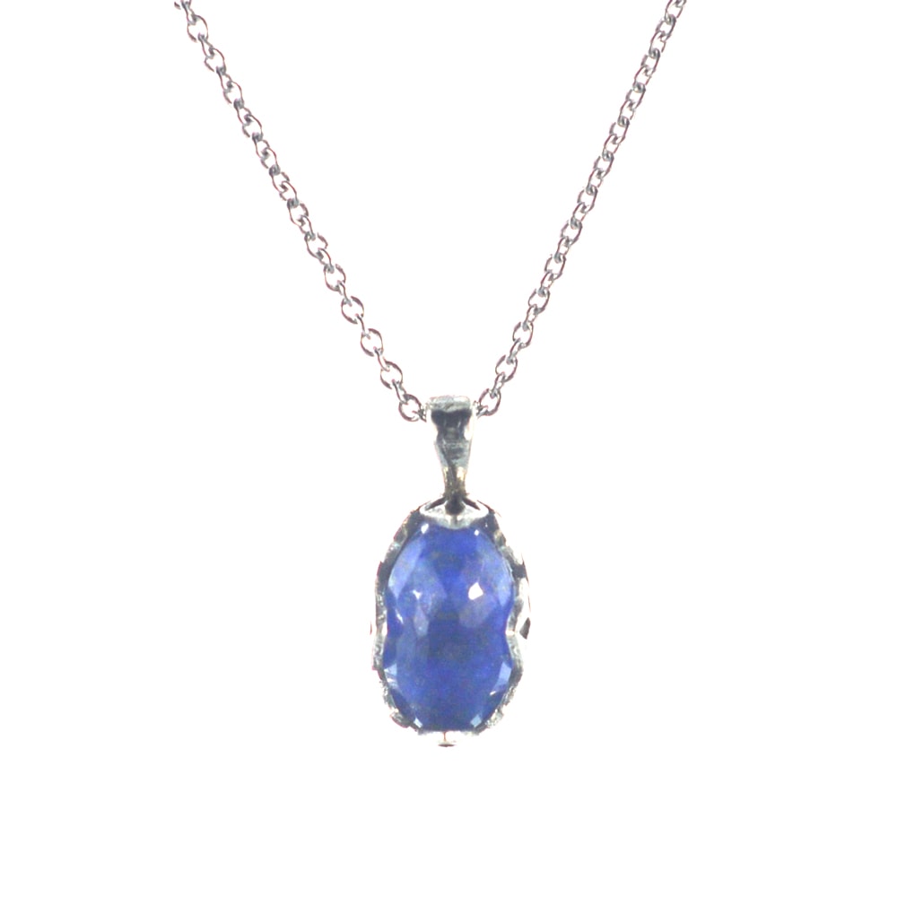 Ασημένιο 925 μενταγιόν με λάπις λάζουλι