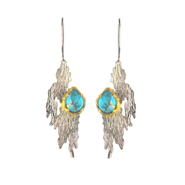 Ασημένια 925 σκουλαρίκια κορμός