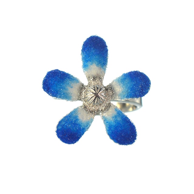 Ασημένιο δαχτυλίδι λουλούδι