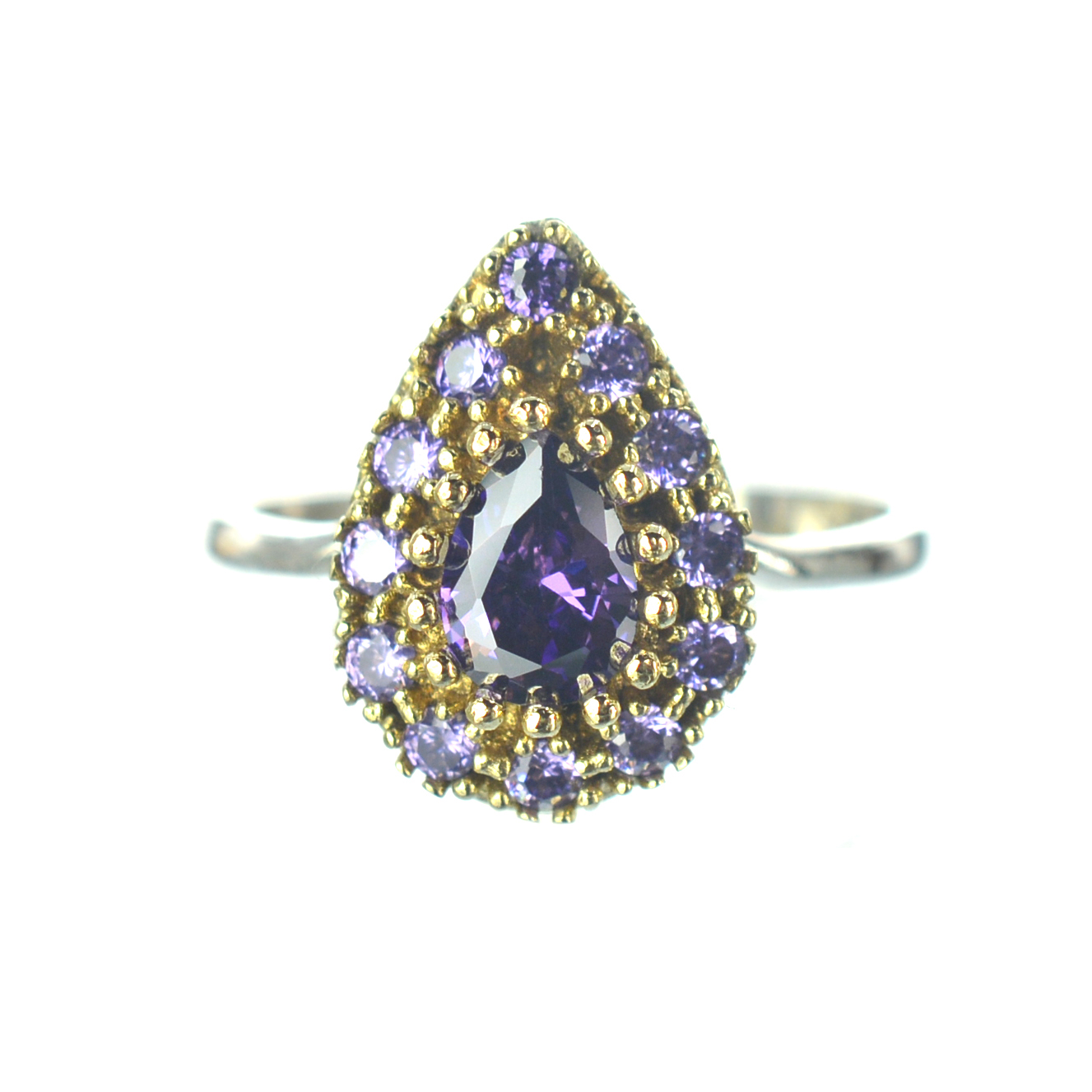 Ασημένιο 925 δαχτυλίδι με ζιργκόν