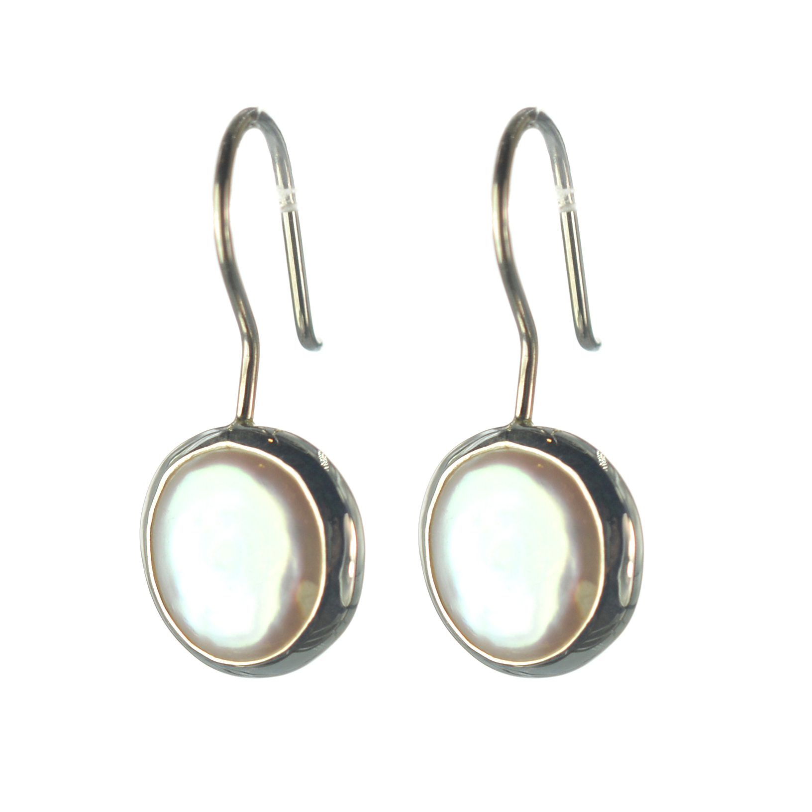 Ασημένια 925 σκουλαρίκια με φίλντισι - Image 2