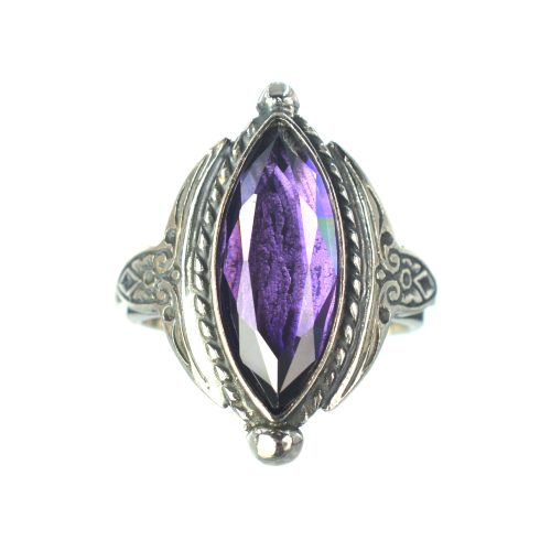 Ασημένιο 925 δαχτυλίδι με ζιργκόν