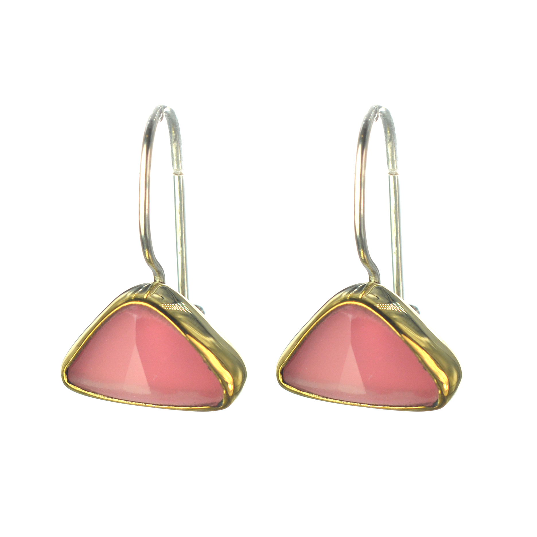 Ασημένια 925 σκουλαρίκια με γρανάδα - Image 2