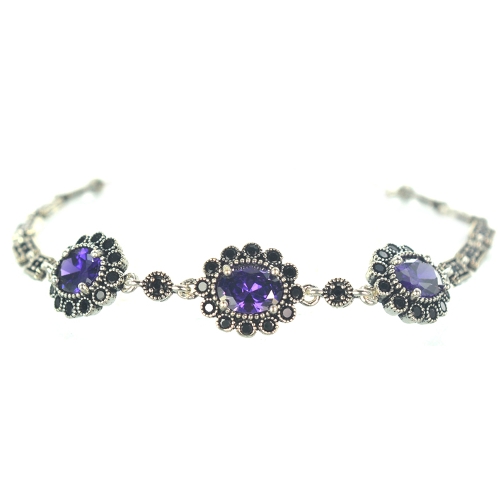 Ασημένιο 925 μαρκασίτη βραχιόλι