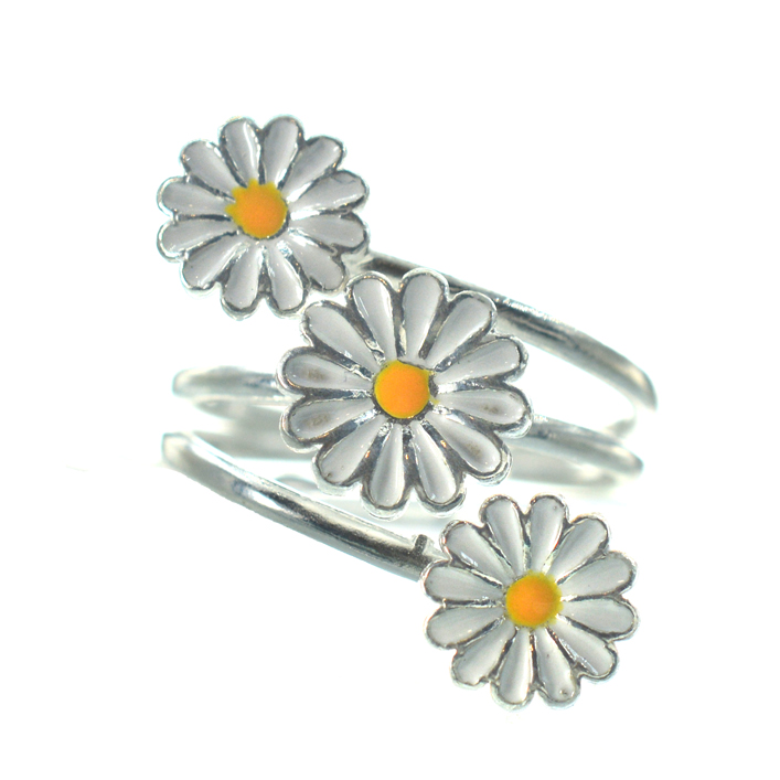 Ασημένιο 925 δαχτυλίδι λουλούδι