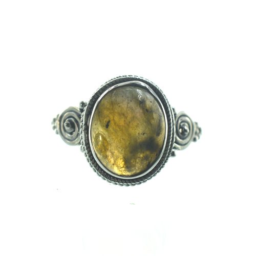 Ασημένιο 925 δαχτυλίδι με λαμπραντορίτη