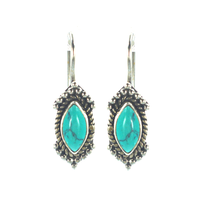 Ασημένια Σκουλαρίκια 925 με Τιρκουάζ: Το Απόλυτο Κομψό & Ανανεωτικό Κοσμημα