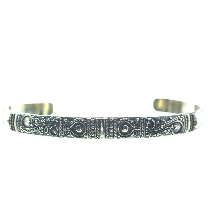 Ασημένιο 925 Χειροποίητο Βραχιόλι με Υψηλή Τεχνική Φιλιγκράν